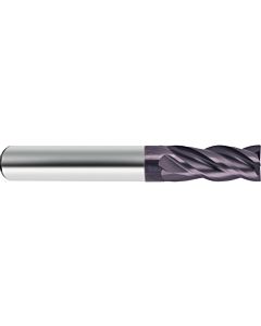 HPC end mills (4-fluted)
